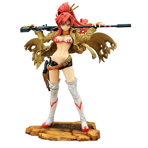 Gurren Lagann Mysterious Bounty Hunter Yoko Statue
